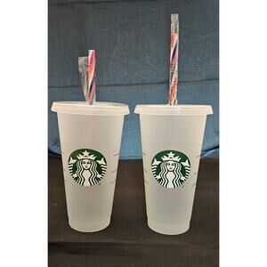 NWT Starbucks Set of 2 Mystery Color Changing Tumblers